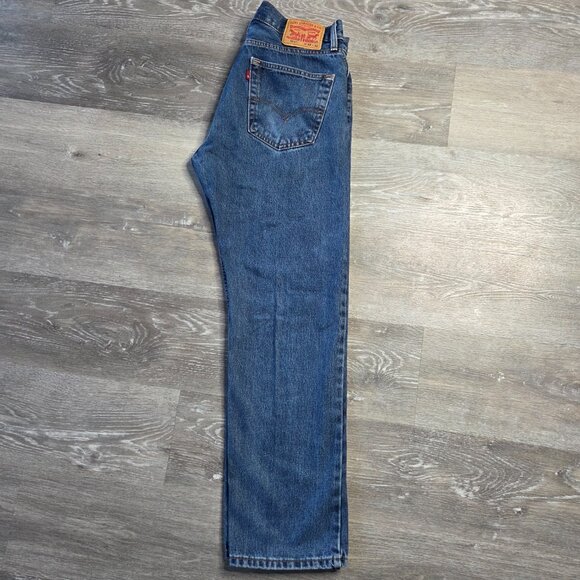 Men’s Levi’s 550 Relaxed Fit Jeans Medium Blue 32x36 – 100% Cotton, Tapered Leg - Picture 2 of 8